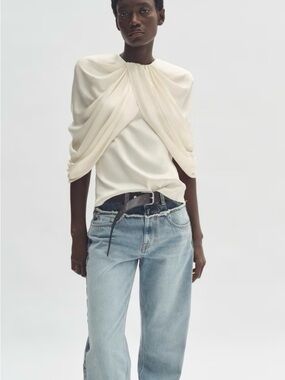 Stella McCartney H&M Draped Satin Top